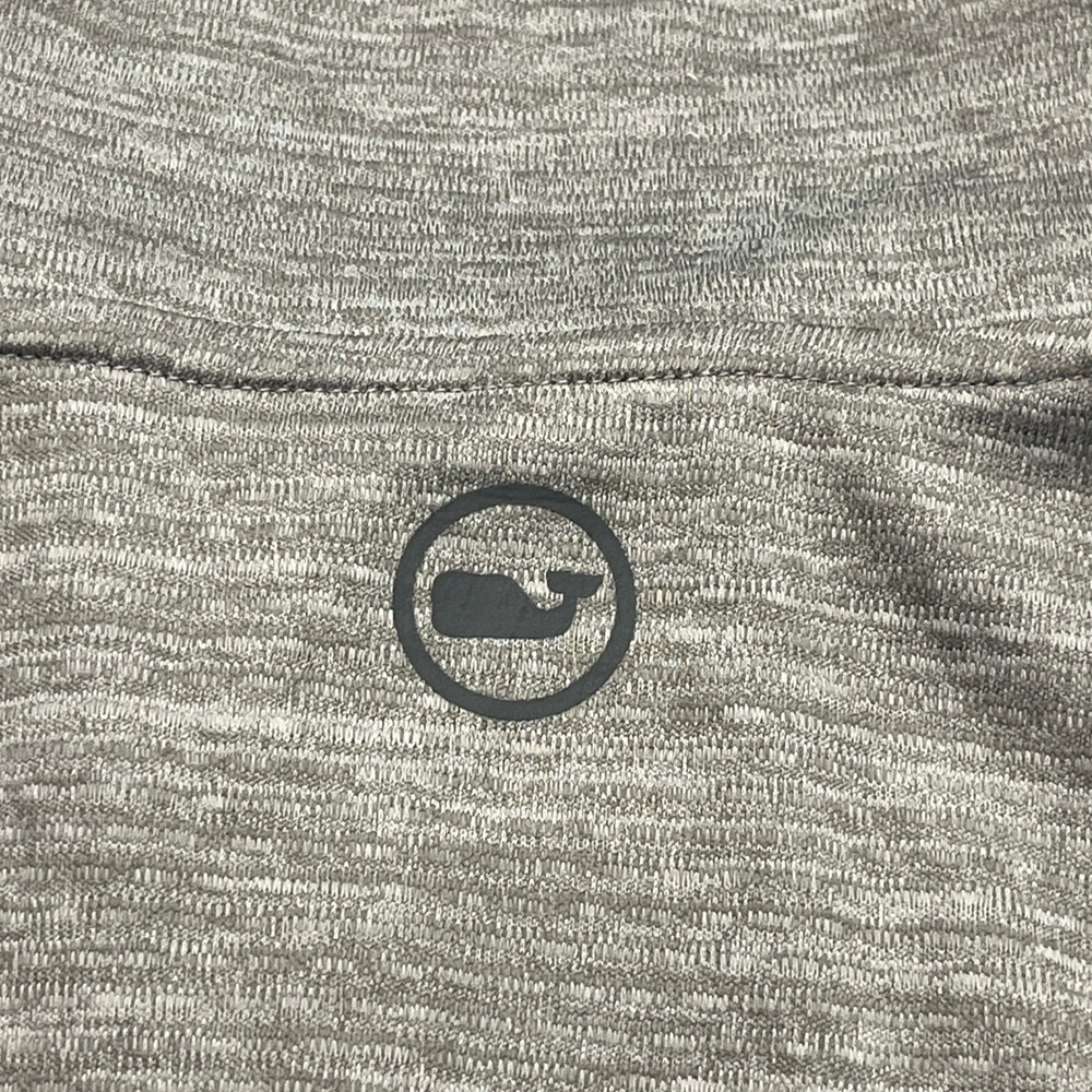 Vineyard Vines Sankaty 1/4 Zip Pullover Mens XXL Gray Nautical Coastal Preppy - Picture 7 of 10